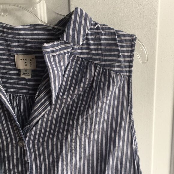 A New Day striped button up size small - Picture 4 of 7